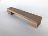 Wood Drawer Pulls - Mid-century Modern Cabinet Handles - Brass Cabinet Hardware 