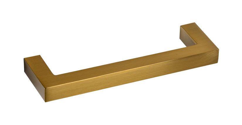 U-Shaped European Brass Drawer Pulls - Various Sizes - Brass Cabinet Hardware 