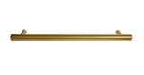 Round "European" Brass Fridge Pull - Appliance Handle - Brass Cabinet Hardware 