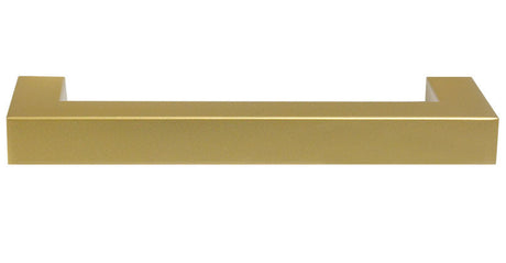 Satin Brass "Corner" Drawer Pull - 5" Drawer Pull - Cabinet Handle - Brass Cabinet Hardware 